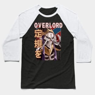 Ainz Ooal Gown Momonga Over Lord Weeaboo Guild Anime Baseball T-Shirt